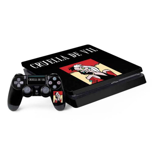 Disney Villains Cruella de Vil PlayStation PS4 Skins